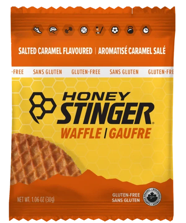 Gaufre au caramel salé sans gluten de Honey Stinger