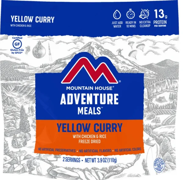 Curry Jaune au Poulet et Riz de Mountain House
