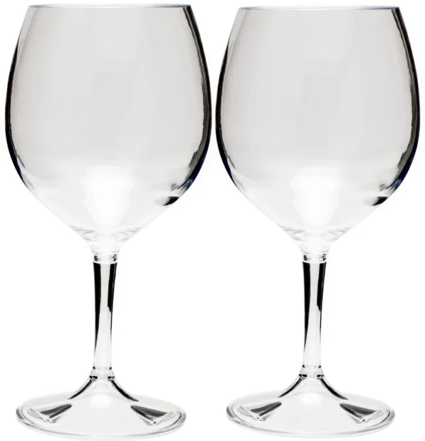 Ensemble de verres à vin rouge à pied dévissable de GSI
