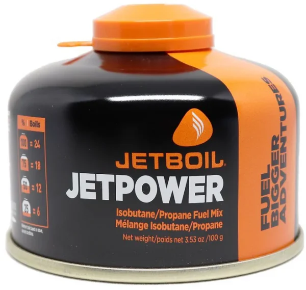 Cartouche de propane-isobutane Jetpower 100 g de Jetboil
