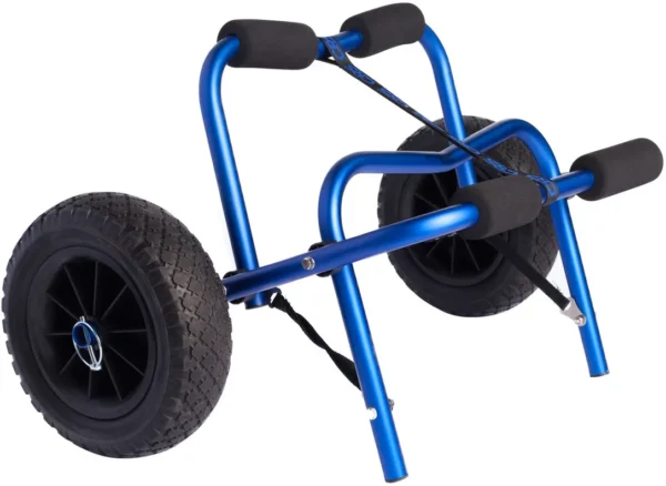 Grand chariot aluminium anodisé pour canot/kayak de Canadian River Supply