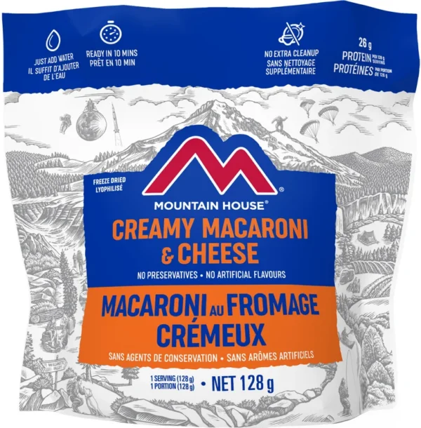 Macaroni au fromage de Mountain House