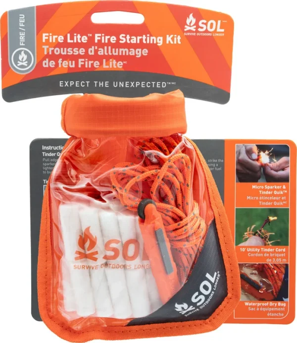 Ensemble allume-feu Fire Lite de Survive Outdoors Longer