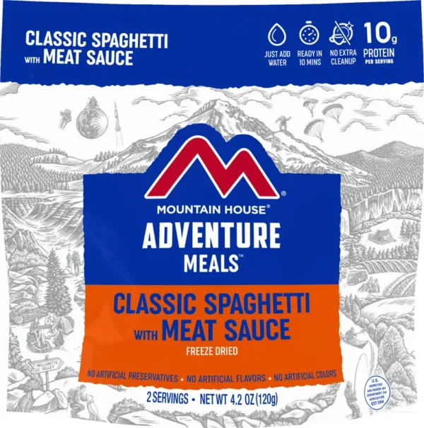 Spaghetti à la viande de Mountain House