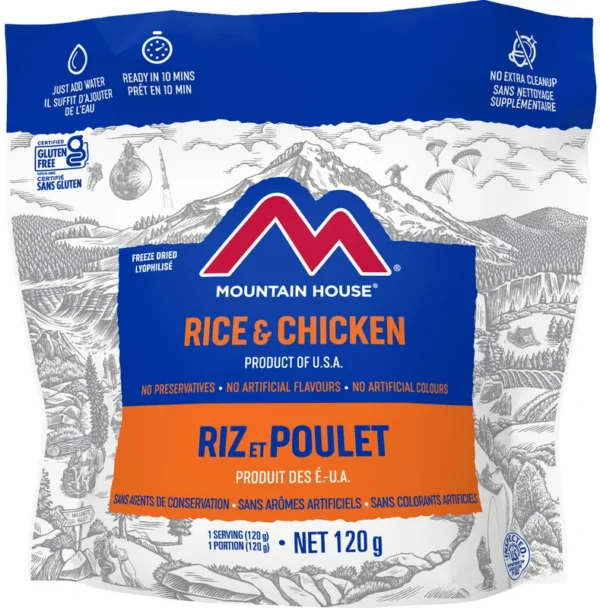 Poulet et riz de Mountain House
