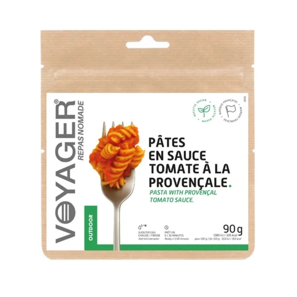 Pâtes en sauce tomate à la Provençale lyophilisé