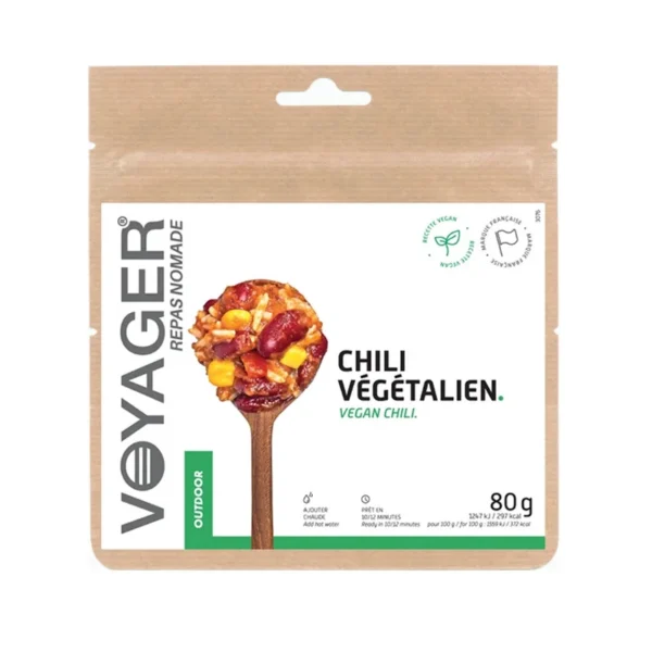 Chili végétalien lyophilisé