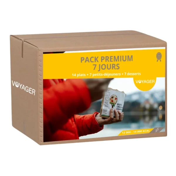 Pack 7 jours Premium – Repas lyophilisés