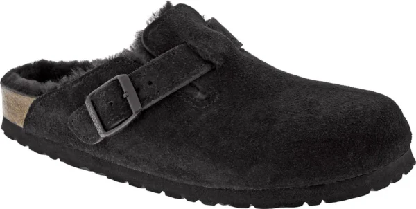 Sabots Boston Suede Shearling de Birkenstock – Unisexe