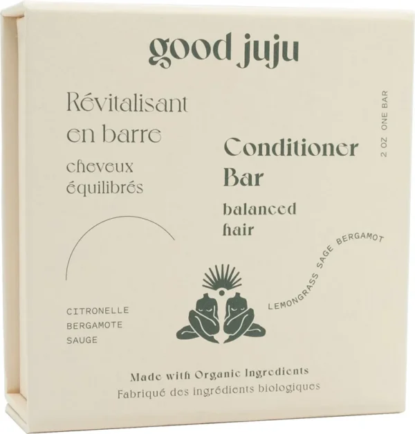 Après-shampooing solide formule régulière de Good Juju – Unisexe