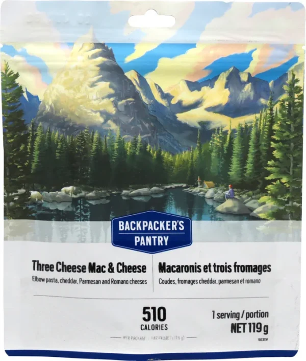 Macaronis et trois fromage de Backpacker's Pantry