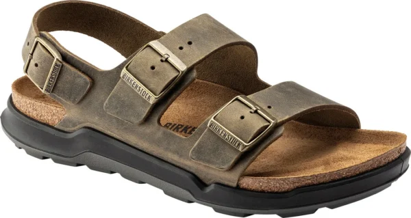 Sandales cuir huilé Milano CE de Birkenstock – Hommes