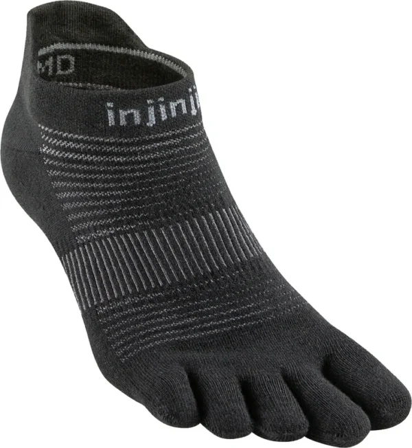 Soquettes de course invisibles légères Coolmax de Injinji – Unisexe