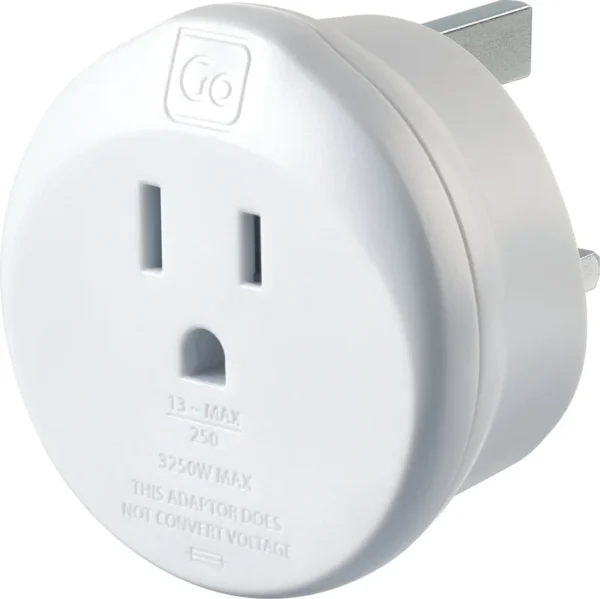 Adaptateur de voyage Amérique du Nord-Royaume Uni de Go Travel