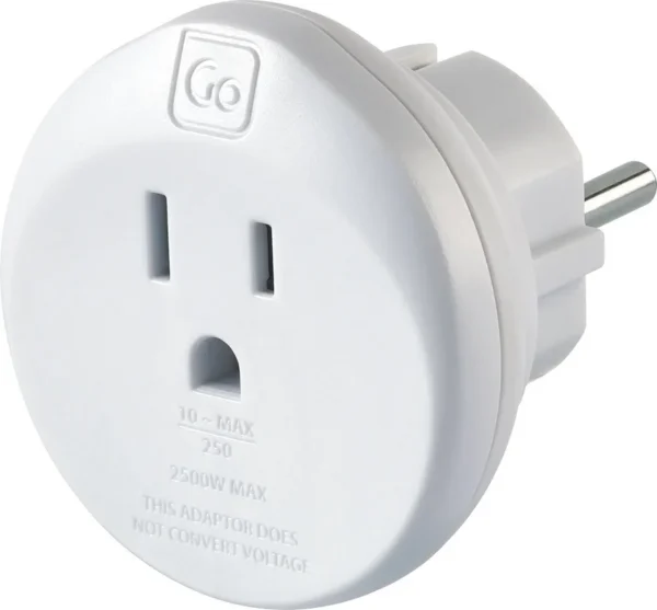 Adapteur de voyage Amérique du Nord – Europe de Go Travel