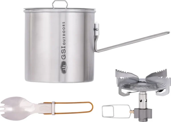 Ensemble d'exploration Glacier en acier inox de GSI
