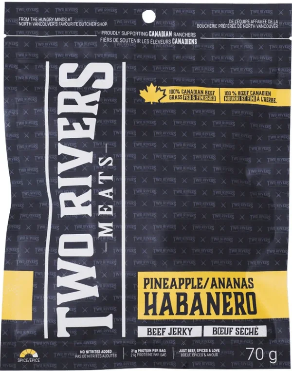 Pineapple Habanero Beef Jerky de Two Rivers