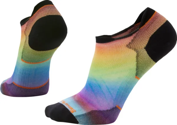 Run Zero Cushion Pride Rainbow Print Low Ankl de Smartwool – Unisexe