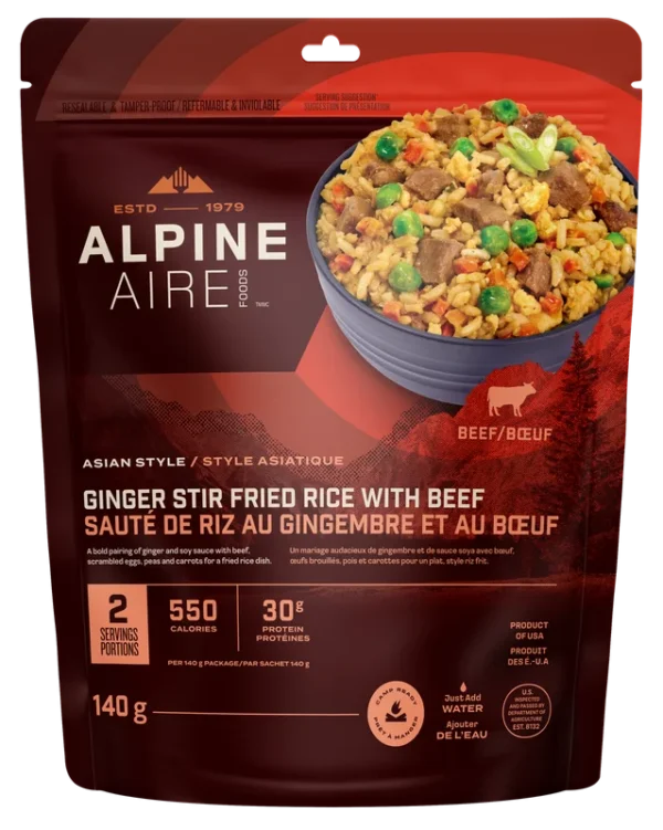 Riz sauté au gingembre avec bœuf de AlpineAire