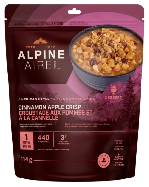 Croustillant à la pomme à la cannelle de AlpineAire