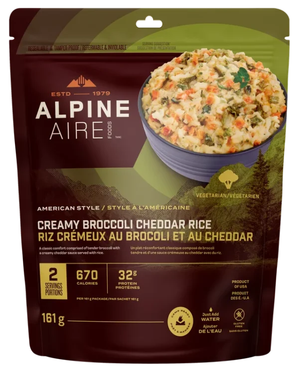 Riz cheddar brocoli crémeux de AlpineAire