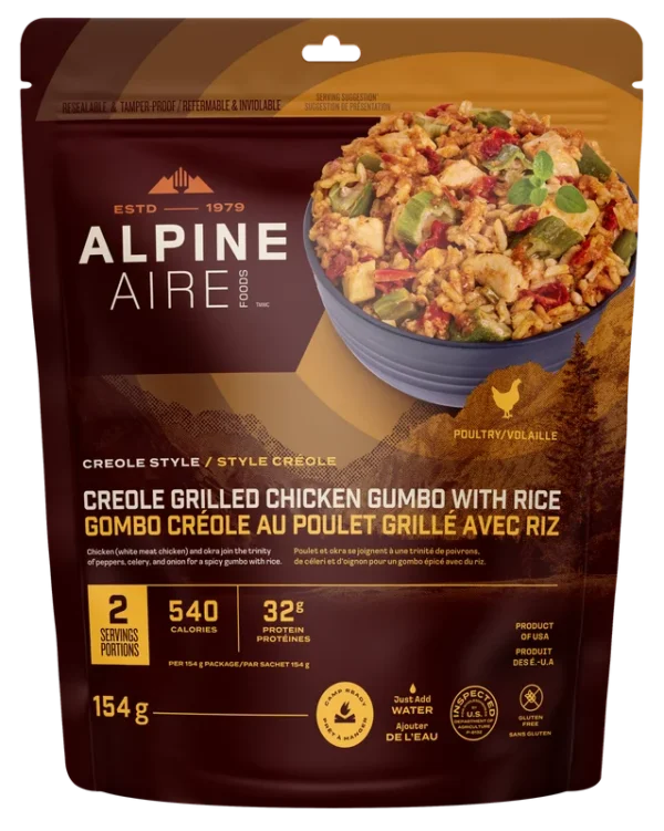 Poulet grillé créole Gumbo avec riz de AlpineAire