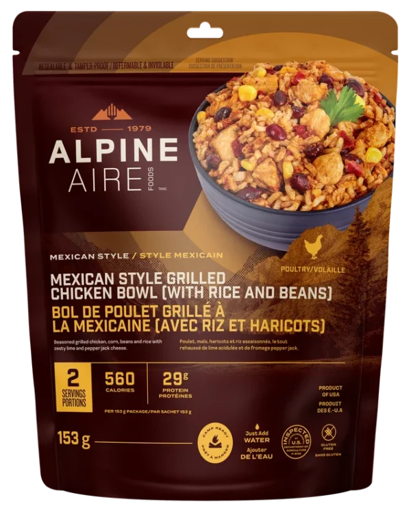 Bol de poulet grillé à la mexicaine de AlpineAire