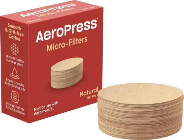 Filtre à café en papier naturel de Aeropress