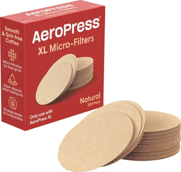 Filtre à café en papier naturel XL de Aeropress