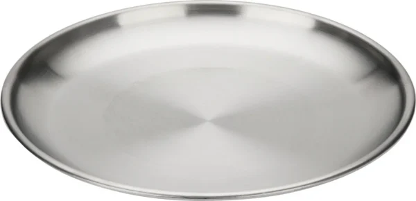 Moyenne assiette de camping en inox de MEC