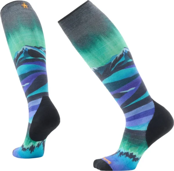 Bas de ski Ciblé Couss. Compression Impression OTC de Smartwool – Femmes