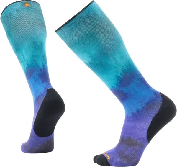 Bas de ski Ciblé Couss. Compression Impression OTC de Smartwool – Unisexe