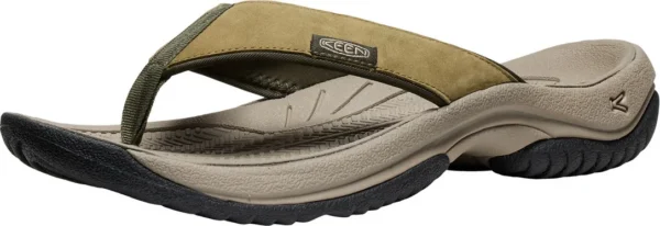 Kona Leather Flip Flop de Keen – Hommes