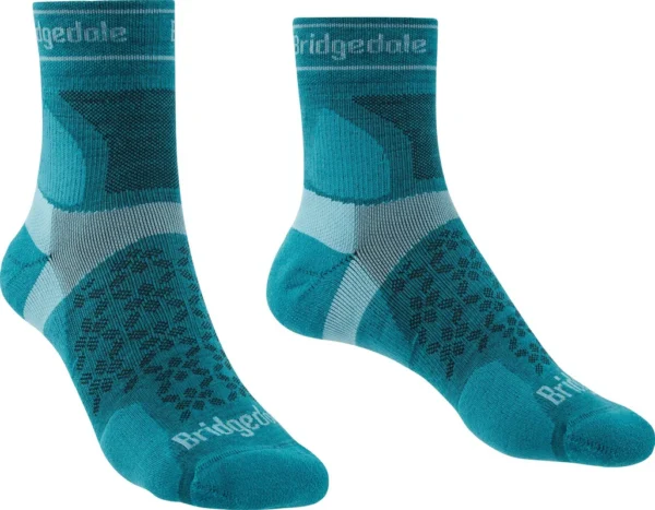 Trail Run Ultraléger T2 Merino Sport 3/4 Crew de Bridgedale – Femmes