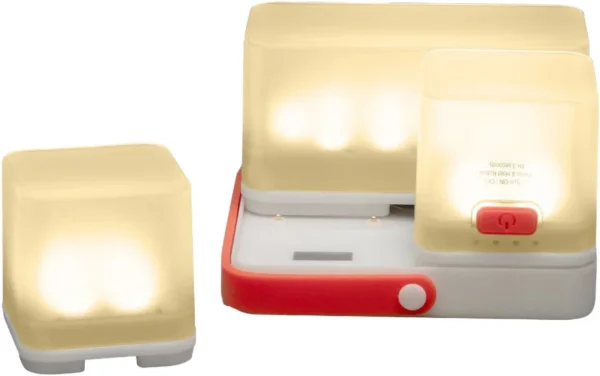 Lanterne Trio Solar Cubes avec chargeur téléphone de Luminaid