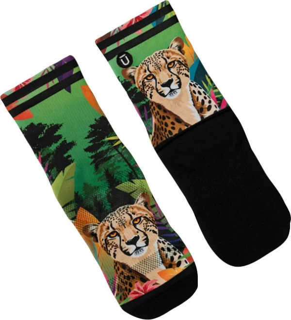 Cheetah Youth Crew Sock de Outway – Jeunes