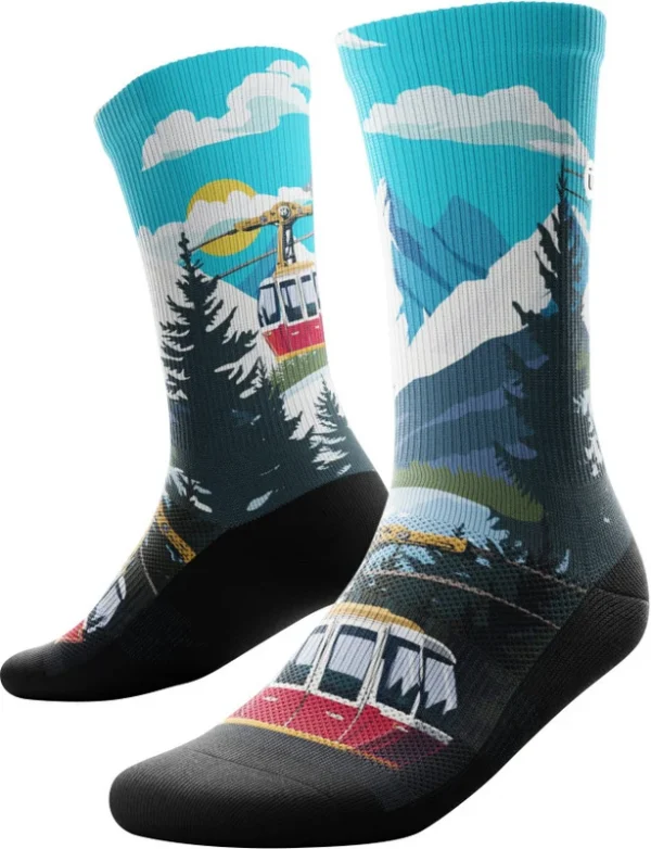 Chaussettes crew Whistler de Outway – Unisexe